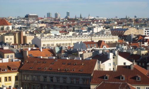 Zdjecie CZECHY / Praga / Praga / Dachy Pragi