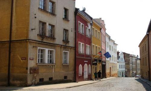 Zdjecie CZECHY / - / Broumov / uliczki starego miasta