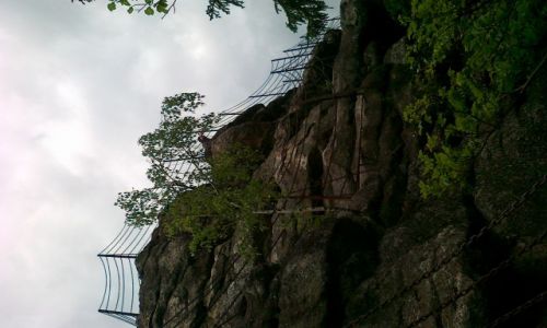 Zdjecie CZECHY / Gry Opawskie / wejcie na Czarcie Skay / Czarcie Skay