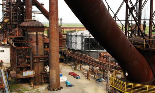 Zdjęcie CZECHY / Morawy / Ostrava  / Plac budowy