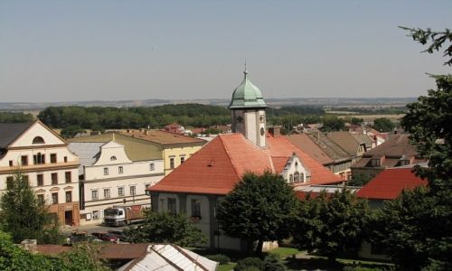 Zdjcie CZECHY / pnocne Czechy / Javornik / panorama miasta