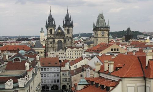 Zdjecie CZECHY / Praga / Praga / widok z Klementinum