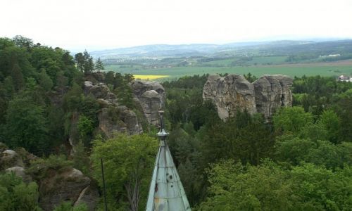 Zdjcie CZECHY / Czeski Raj / Czeski Raj / widok z baszty zamku