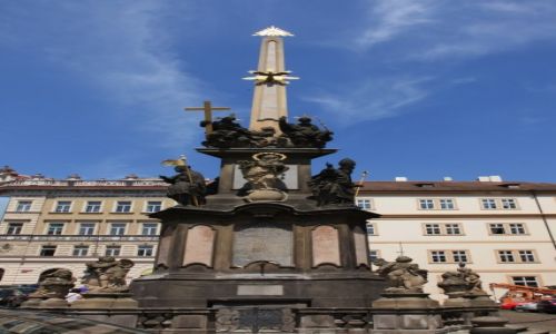 Zdjcie CZECHY / Praga / Mala Strana / Kolumna morowa z 1715 roku. 