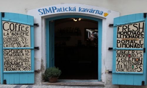 CZECHY / Praga / Mal Strana / Bardzo sympatyczna kawiarnia