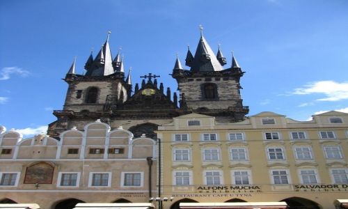 Zdjecie CZECHY / Praga / Rynek Staromiejski / koci MB przed Tynem