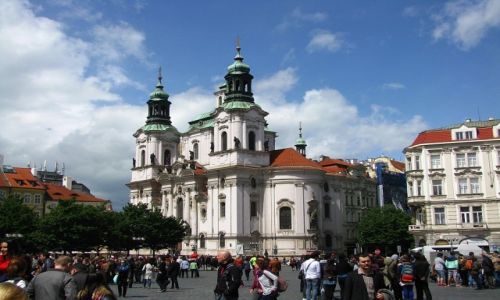 Zdjecie CZECHY / Praga / Rynek Staromiejski / koci w. Mikoaja