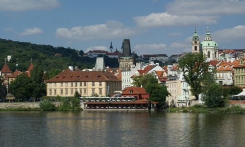 Zdjęcie CZECHY / Praga / Z mostu Karola / Mała Strana