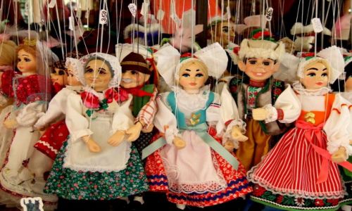 Zdjęcie CZECHY / Praga / Havelskie Trziste / Praskie marionetki