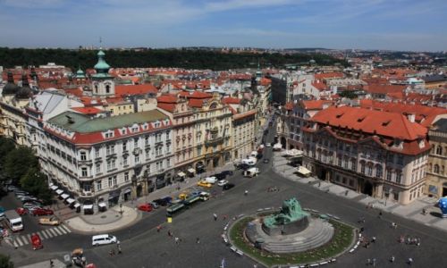Zdjcie CZECHY / Praga / Rynek Staromiejski / Z wiey ratusza