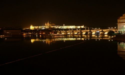 Zdjecie CZECHY / -Praga / Hradczany / Praga noc