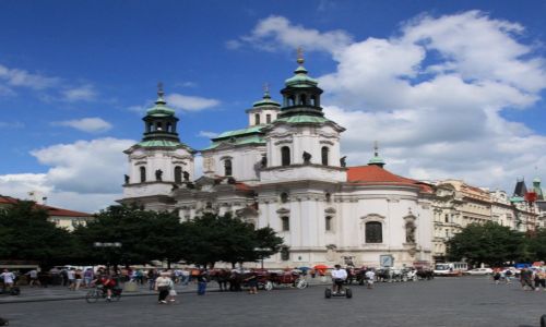 Zdjcie CZECHY / Praga / Rynek Staromiejski / Koci w. Mikoaja