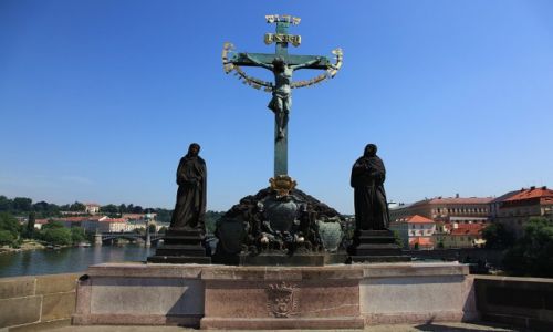 Zdjcie CZECHY / Praga / Most Karola / Golgota
