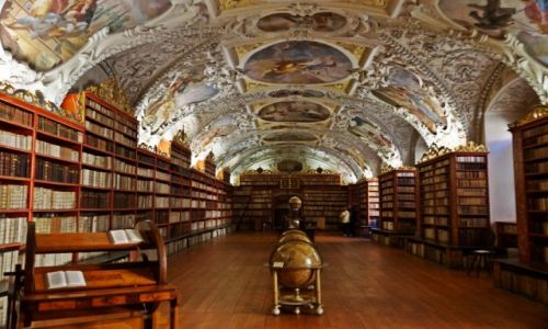 Zdjcie CZECHY / - / Praga / Biblioteka na Strahowie...wntrze
