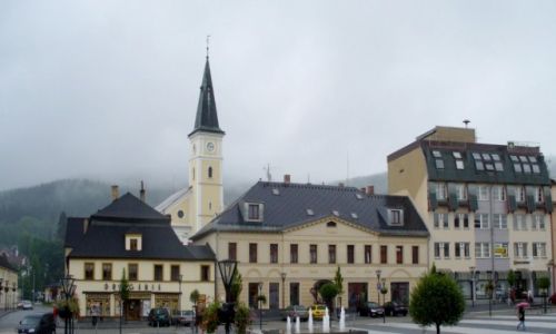 Zdjcie CZECHY / Jesennik / Rynek / Fragment rynku, Jesennik
