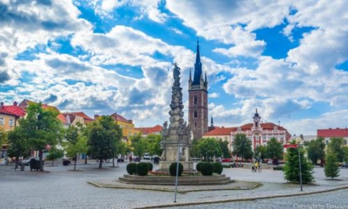 Zdjecie CZECHY / Kraj rodkowoczeski / Caslav / Rynek w Caslav