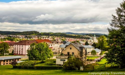 Zdjcie CZECHY / Kraj Hradecki / Trutnov / Widok na miasto ze wzgrza