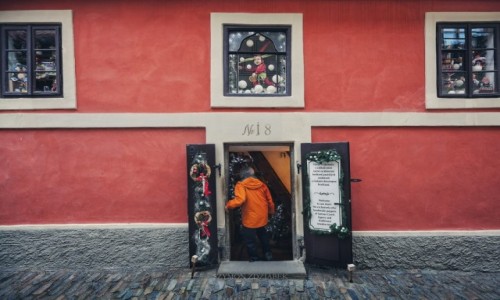 Zdjęcie CZECHY / Praga / Hradczany / Złota uliczka