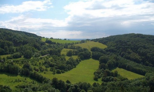 Zdj�cie CZECHY / kraj morawsko-�l�ski / Soviniec / Widok z zamku Soviniec