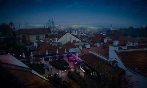 Zdjęcie CZECHY / Praga / Prasky Hrad / Praga wieczorową porą