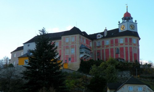 Zdjcie CZECHY / kraj oumuniecki / Javornik / Zamek, widok ze schodkw