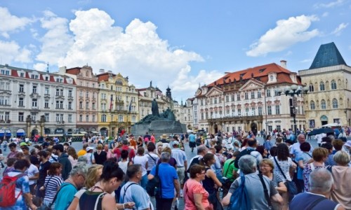 Zdjecie CZECHY / Praga / Rynek Staromiejski, Praga / Jaki Tu Spokj 