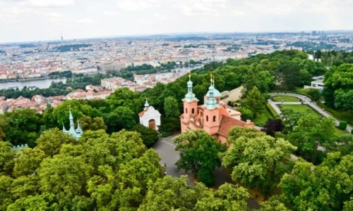 Zdjcie CZECHY / Praga / Petrin / Zielone Granice