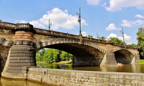 Zdjecie CZECHY / Kraj rodkowoczeski / Praga / Most Legii z 1901 roku