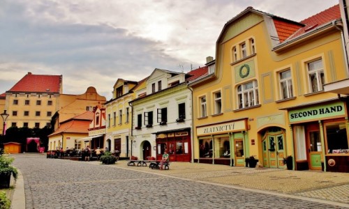 Zdjecie CZECHY / Kraj rodkowoczeski / Mielnik / Uliczka w Mielniku