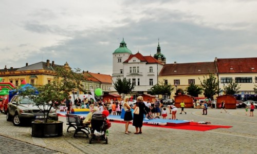 Zdjecie CZECHY / Kraj rodkowoczeski / Mielnik / Rynek w Mielniku