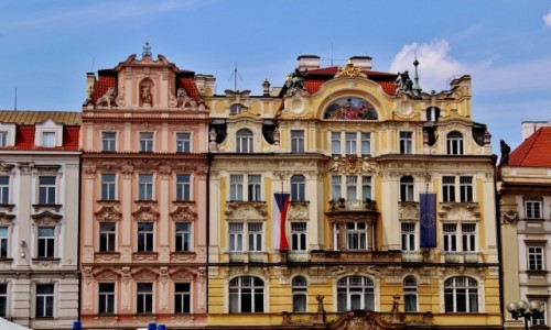 Zdjecie CZECHY / Kraj rodkowoczeski / Praga / Praskie kamienice