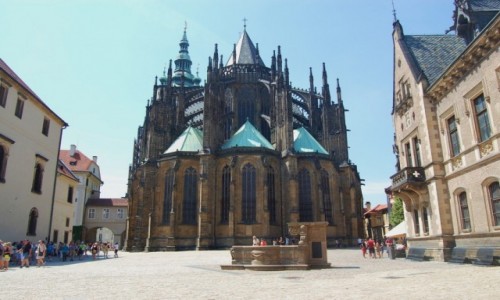 Zdjęcie CZECHY / Kraj środkowoczeski / Praha / Czeskie wspomnienia. Katedra św. Wita w Pradze