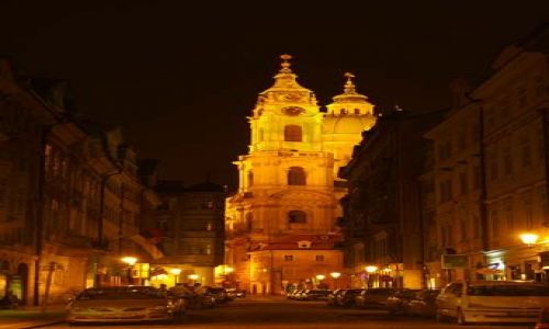 Zdjecie CZECHY / brak / Hradczany, Malostranske Namesti, Kościół Św. Mikołaja / Praha4