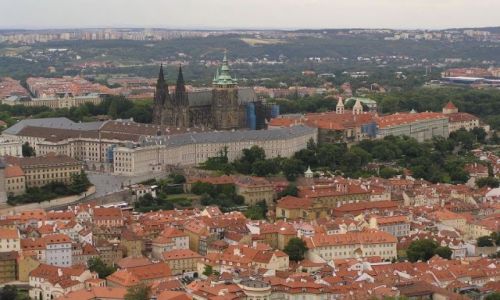 Zdjecie CZECHY / brak / Praga / Praga z lotu ptaka