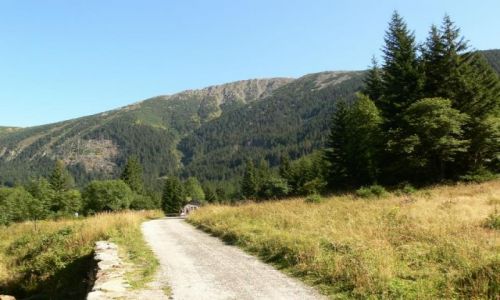 Zdjęcie CZECHY / SUDETY-KARKONOSZE / DROGA Z PECU NA ŚNIEŻKĘ / KARKONOSKIE KLIMATY