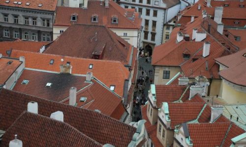 Zdjecie CZECHY / Praga / rynek / uliczka