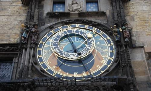 Zdjęcie CZECHY / Praga / Rynek Starego Miasta- Ratusz Staromiejski / Czasomierz