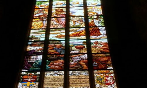 Zdjecie CZECHY / Kutna Hora / Kościół św. Barbary / Witraż VI
