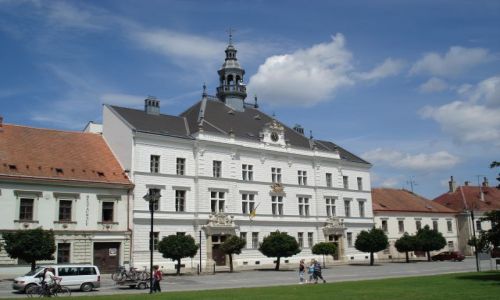 Zdjęcie CZECHY / Morawy / Valtice / Ratusz w Valticach