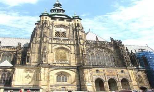 CZECHY / Czechy �rodkowe / Praga / Fasada Katedry �w. Wita