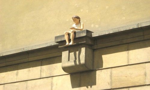 Zdjecie CZECHY / Czechy rodkowe / Praga / ozdoba kamienicy w Pradze