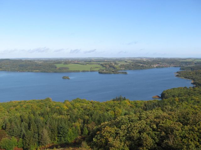 Zdjęcia: Himmelbjerget og Hjejlen, Jutlandia Środkowa, Jezioro Julsø, DANIA Zdjęcia: Himmelbjerget og Hjejlen, Jutlandia Środkowa, Jezioro Julsø, DANIA