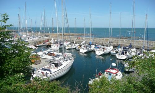 Zdjęcie DANIA / Bornholm / Gudjem / marina w Gudjem