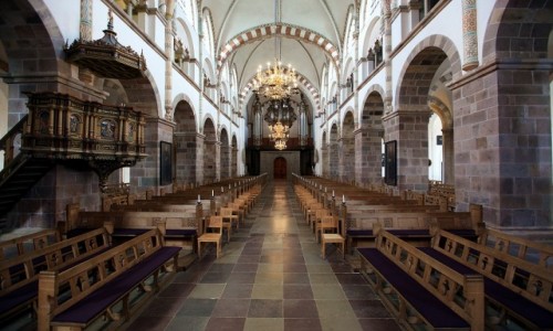 Zdjecie DANIA / Ribe / Katedra Najwitszej Maryi Panny / Nawa gwna, organy