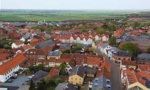 Zdjecie DANIA / Ribe / Katedra Najwitszej Maryi Panny / Panorama miasta