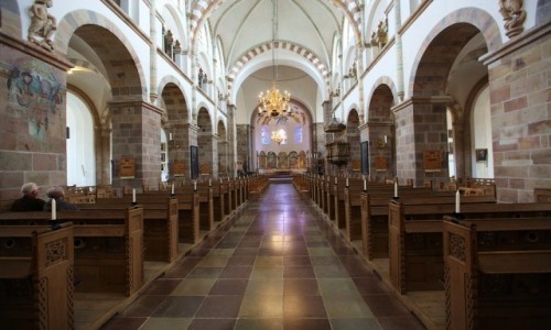Zdjcie DANIA / Ribe / Katedra Najwitszej Maryi Panny / Nawa gwna, otarz