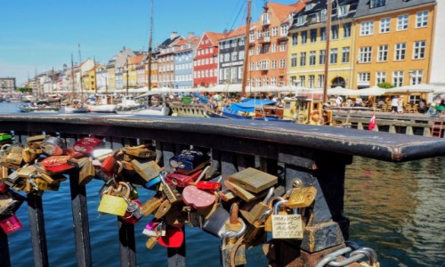 Zdjecie DANIA / Kopenhaga / Nyhavn / Kdki mioci