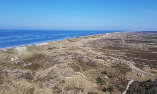 Zdjcie DANIA / rodkowa Jutlandia  / Widok z Latarni Morskiej  Lyngvig / Na Zachodnim Wybrzeu 