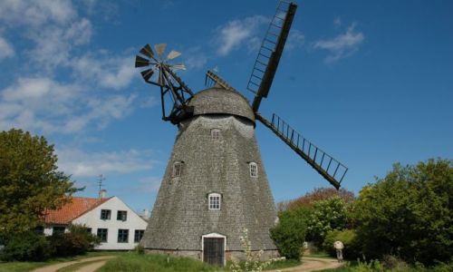 Zdjęcie DANIA / Bornholm / Svaneke / wiatrak