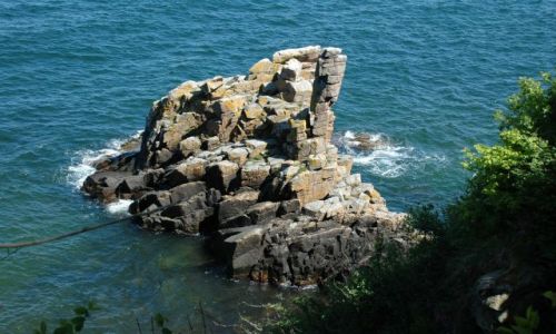 Zdjecie DANIA / Bornholm / Hellogdomsklipperne / wybrzeże
